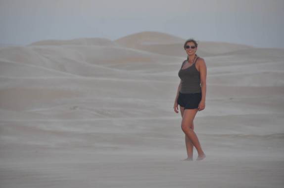 No meio das dunas de Galos, na região de Galinhos - RN